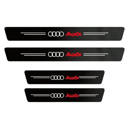 EmblazeR - Carbon Fiber Door Sill Protector 9Pcs