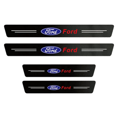 EmblazeR - Carbon Fiber Door Sill Protector 9Pcs