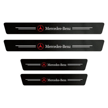 EmblazeR - Carbon Fiber Door Sill Protector 9Pcs